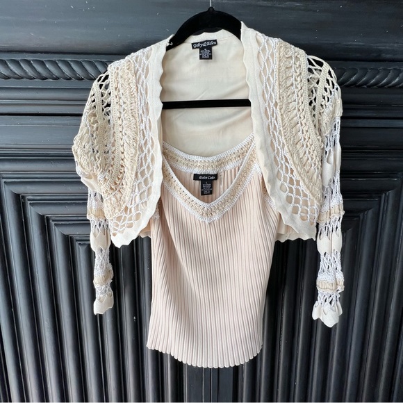 Sweater knot set - bolero jacket - Picture 5 of 8